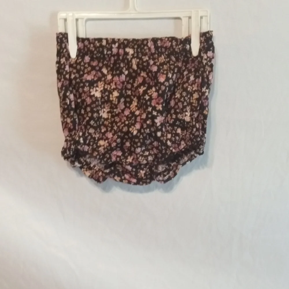 Old Navy Baby Girl Floral Puff Sleeve Top & Bloomer Set 6-12M